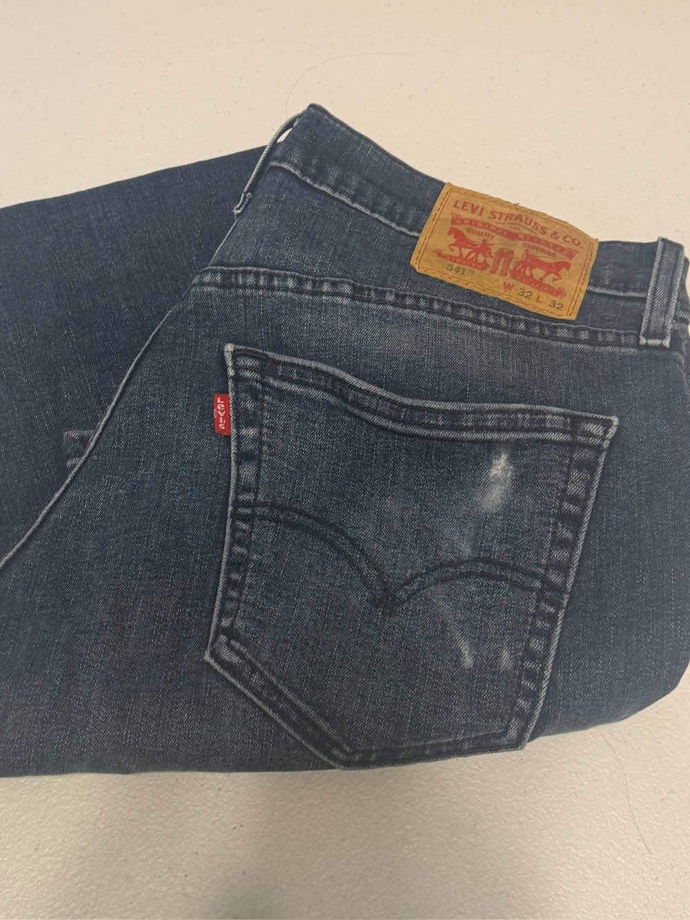 Levi's Men's 541 Dark Blue Straight Leg Jeans